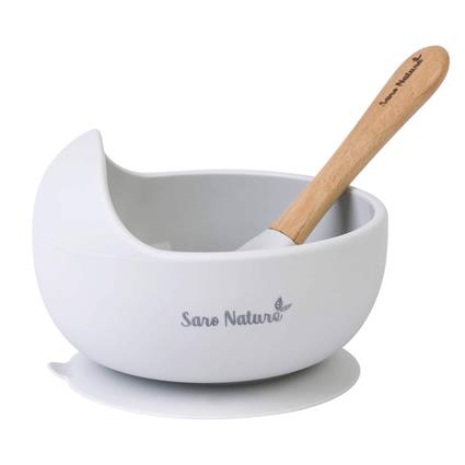 Saro Baby Set de Alimentos Nordic Wave Gris