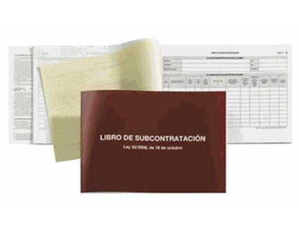 Livro Subcontratacion Miquelrius Folio Natural Juego de 10 Hojas Autocopiativas