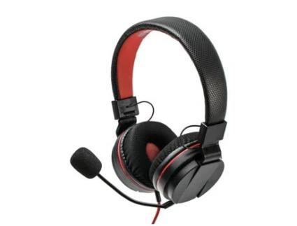 Auscultadores Gaming com Fio SNAKEBYTE Head:Set S (On Ear - Multiplataforma - Preto)