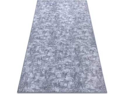Tapete DYWANY LUSZCZOW Solid 90 (Cinzento - 200 x 450 cm - Poliamida)