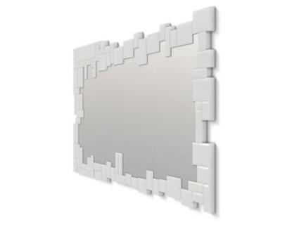 Espelhos Decorativos Modernos Grandes Rectangulares Brancos Rectangulares 140X70cm