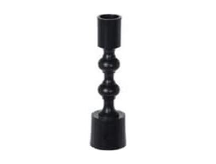 CASTIÇAL VERTICAL 16cm PRETO - ELEKTRO3