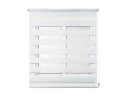 ESTORE DE ROLO CUP&FIX NOITE&DIA BRANCO 150x180cm - STOR PLANET