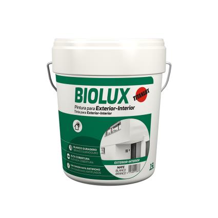 TINTA PLÁSTICA INTERIOR-EXTERIOR MATE BIOLUX 4L TITAN A62000804 - TITAN