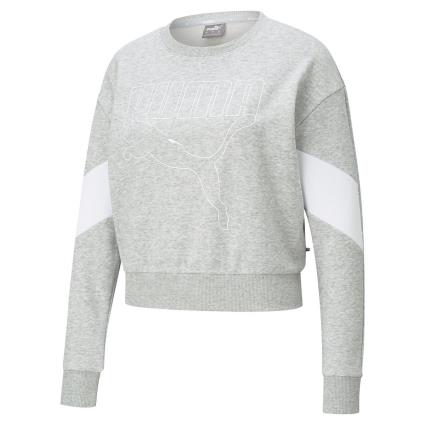Sweat de gola redonda, com barras