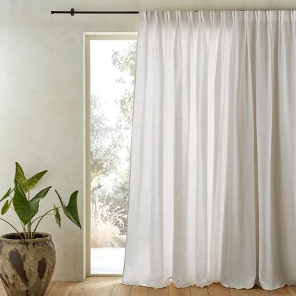 Cortinado em puro linho, pregas francesas, Colin