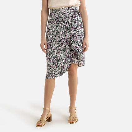 Saia estampada modelo envelope, FIDJI