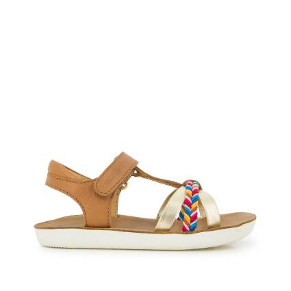 Sandálias GOA SALOME  Castanho Disponível em tamanho para rapariga. 28,30.Criança > Menina > Calçasdos > Sandálias e rasteirinhas