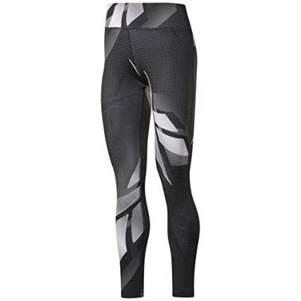 Leggings com cintura meio-subida, estampadas