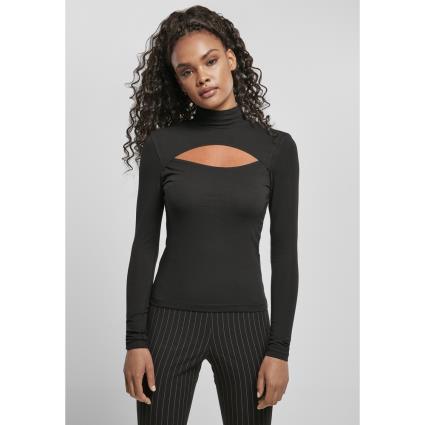 Urban Classics Women´s Long Sleeve Turtleneck T-shirt Urban Classics Preto S