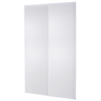 Kit 2 portas correr 180cm branco