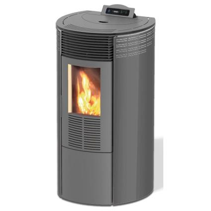 Salamandra de pellet 9 kw elipse 11