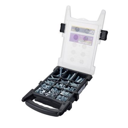 Conjunto de parafusos métricos hex de 500 uds.