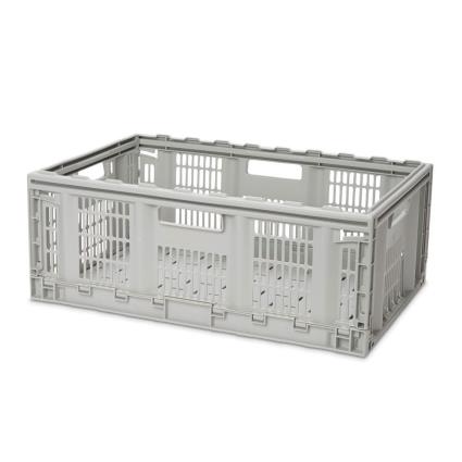 Caixa dobrável resistente cinzento foldie 46l
