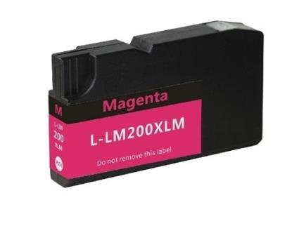 Tinteiro Lexmark Compatível  Nº 200 XL Magenta (14L0199)