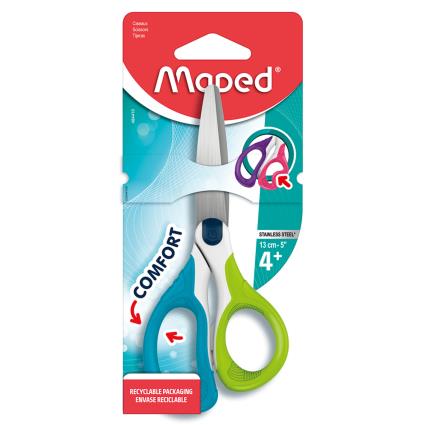 Maped Tesoura Sensoft, Assimétrica, 13 cm, Sortido