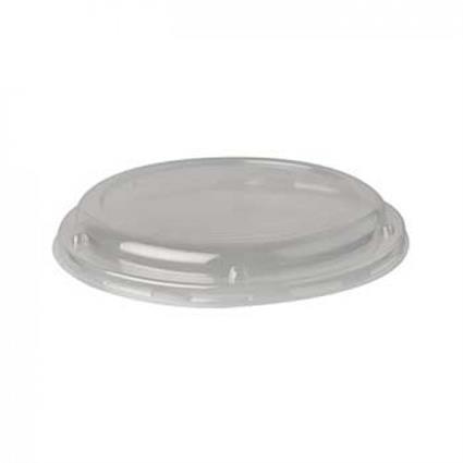 Tampas ?18, 1CM Saladeiras Redondas PLA Transparente 50UN