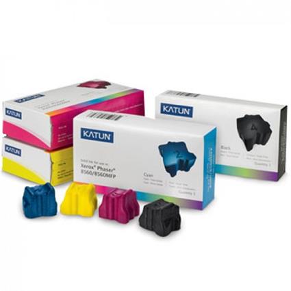 Tinta Solida P/ XEROX8500/8550 Amarelo Pack 3UN