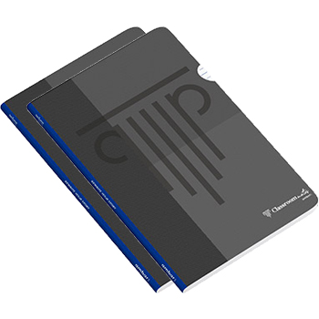 Caderno Agrafado A4 Ambar PP Pautado 90GR 48FLS Preto 2UN