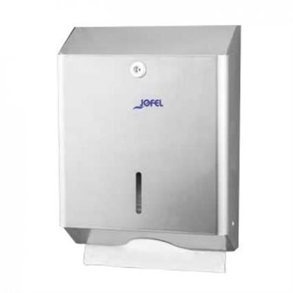 Dispensador Toalhas MAO ZIG- ZAG AÇO Inox Satinado