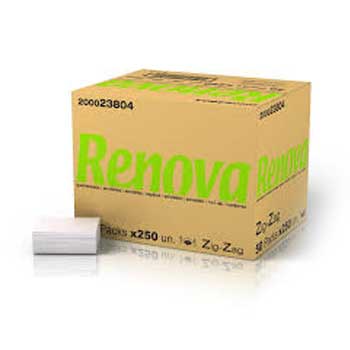 Guardanapos BAR Renova ZIG-ZAG 14X7 50X250UN-12500UN