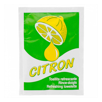 Toalhitas Refrescantes Limao 6X8CM CX 500UN