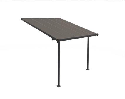Palram - Canopia | Cobertura para Terraço Capri de Policarbonato Cinza 2.94x7.30