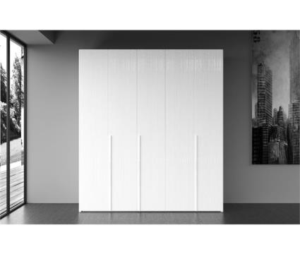 Roupeiro de 5 portas deslizantes 200cm CLAUDIA - Conforama