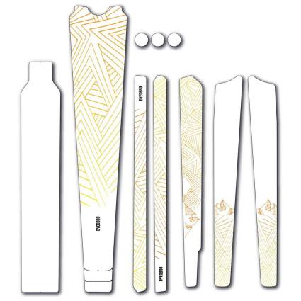 Dyedbro Stay Free Color Gravel Frame Guard Stickers