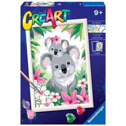 Ravensburger Creart Adorable Koalas Painting Kit Colorido