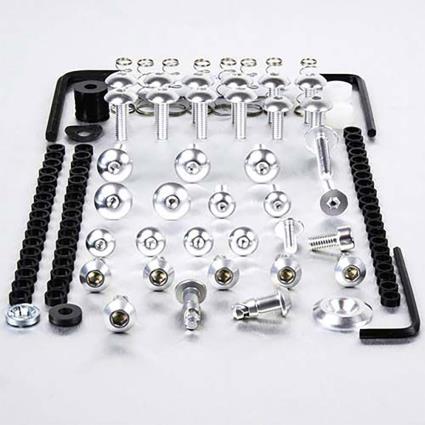 Pro Bolt Yamaha Fya407qraks Fairing Screw Kit Prateado