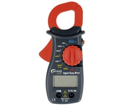 Pinça Amperimétrica Digital Ac/Dc 600v
