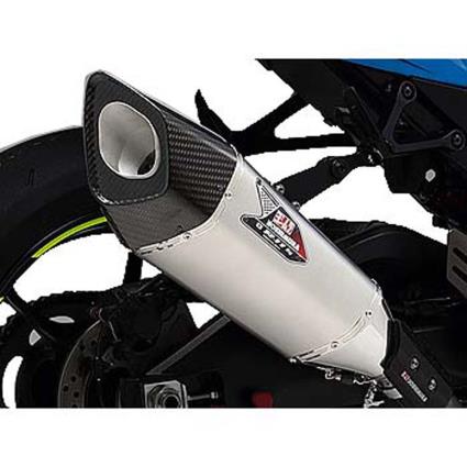 Yoshimura Japan R-11sq Gsxr 1000 17-20 Homologated Stainless Steel&carbon Muffler Prateado