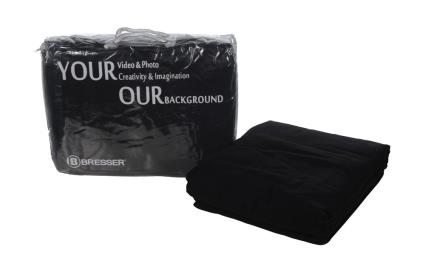Bresser Black Y-9 Background Cloth 6x6 M Preto