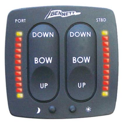 Bennett Trim Tabs Electronic Indicator Control Cinzento