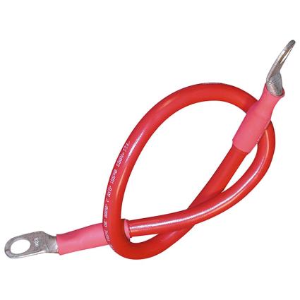 East Penn 4 Awg Tinned Copper Battery Cable Assemblie 1.22 M Vermelho