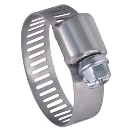 Seachoice Plated Screw Hose Clamp Prateado 24