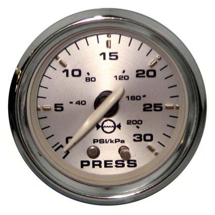 Faria Kronos Water Pressure Gauge Prateado