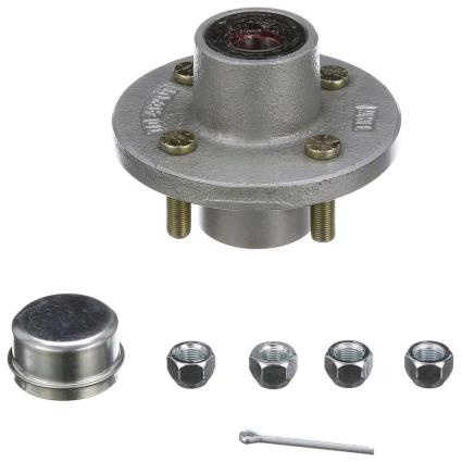 Ufp By Dexter Galvanized 4 Trailer Wheel Hub 1250 Lbs Prateado