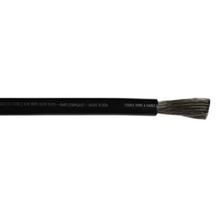 Cobra Wire&cable Tinned Copper Battery Cable 2awg 15.2 M Preto