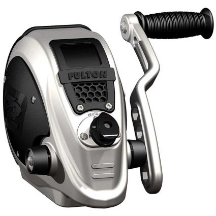 Wesbar F2 Strap 2000lb Winch Prateado