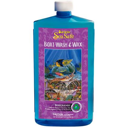 Starbrite Seasafe Boat Wash And Wax Azul 1L