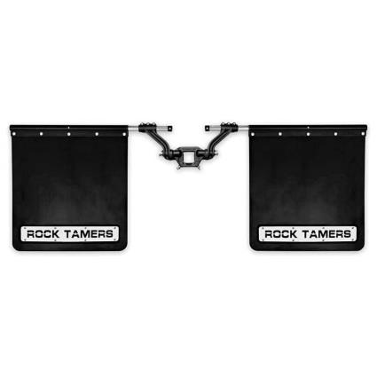 Rock Tamer Mudflap System Adjustable Mudflap Preto 2.5´´