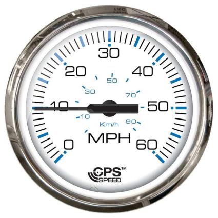 Faria Omc System Tach Gauge Prateado
