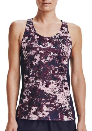 Camisola de cavas Under Armour UA Fly By Printed Tank-PNK