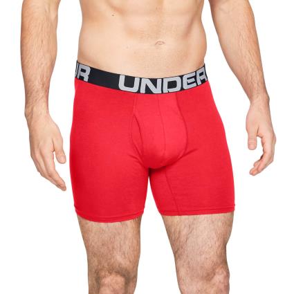Calções Under Armour Charged Cotton 6in 3 Pack