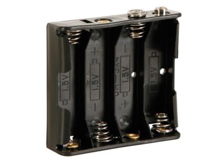 Suporte Com Pilha 4xaa Com Terminal Para Pilha 9v