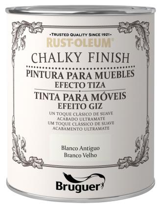 Tinta para móveis CHALKY PAINT 0.75L BRANCO ANTIGO