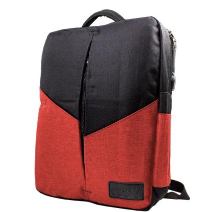 Mochila Ordenador Portátil 15-16 Pulg  Portland Negro-Rojo