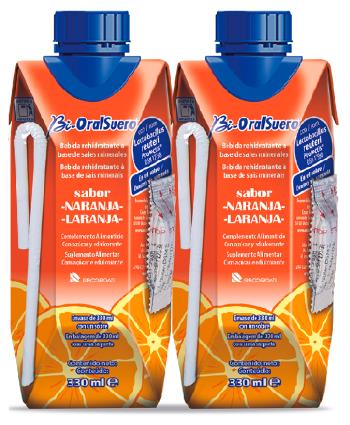 Bi-Oralsuero Solução Oral_ Laranja - 330ml (x2 unidades)